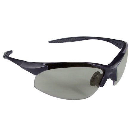 Radians Rad-Infinity, Safety Glasses, Anti-Scratch, Indoor/Outdoor Lens, Black Frame, Half-Frame, 1 PR IN1-90
